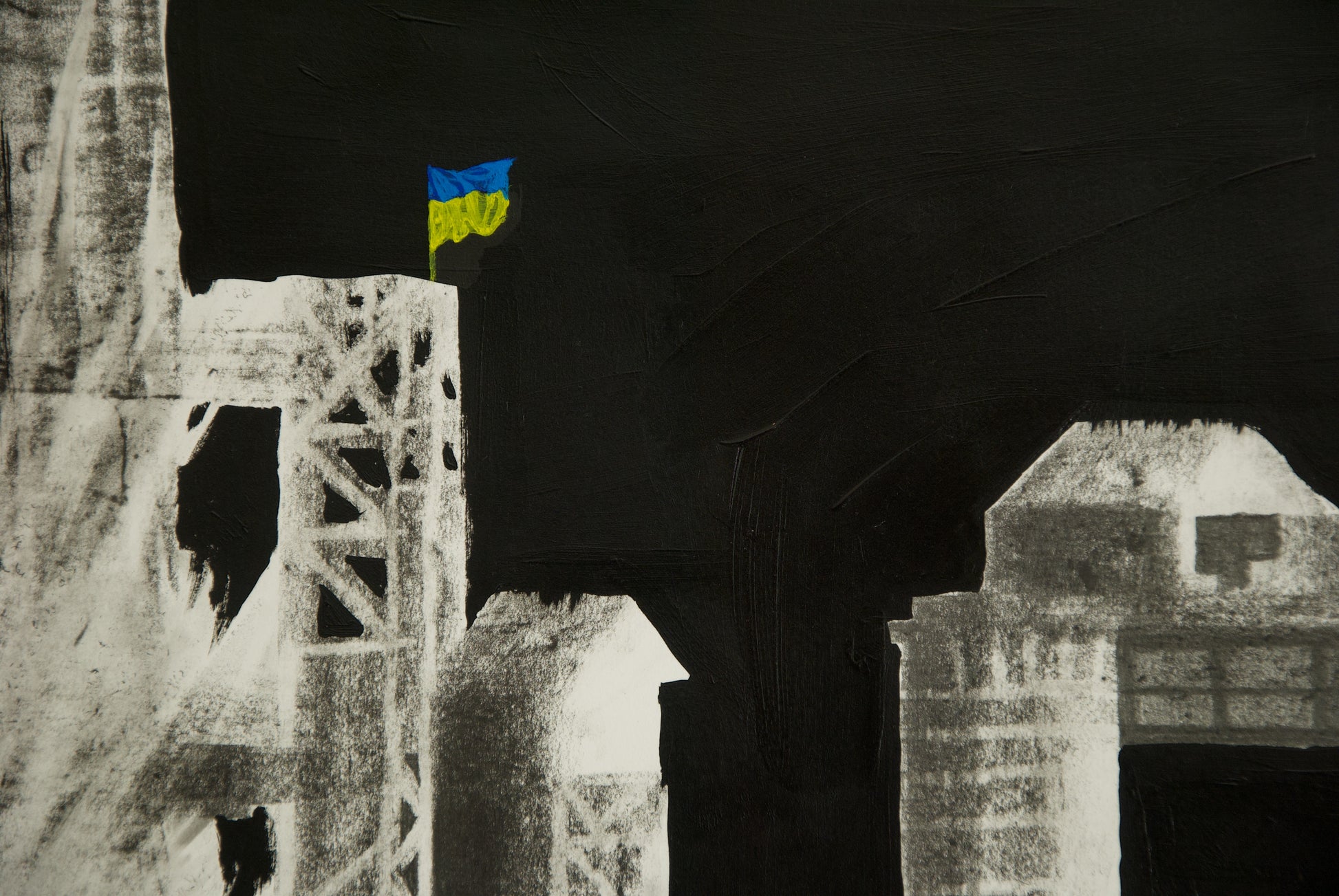 A Georgian volunteer during the siege of Mariupol George Gagoshidze