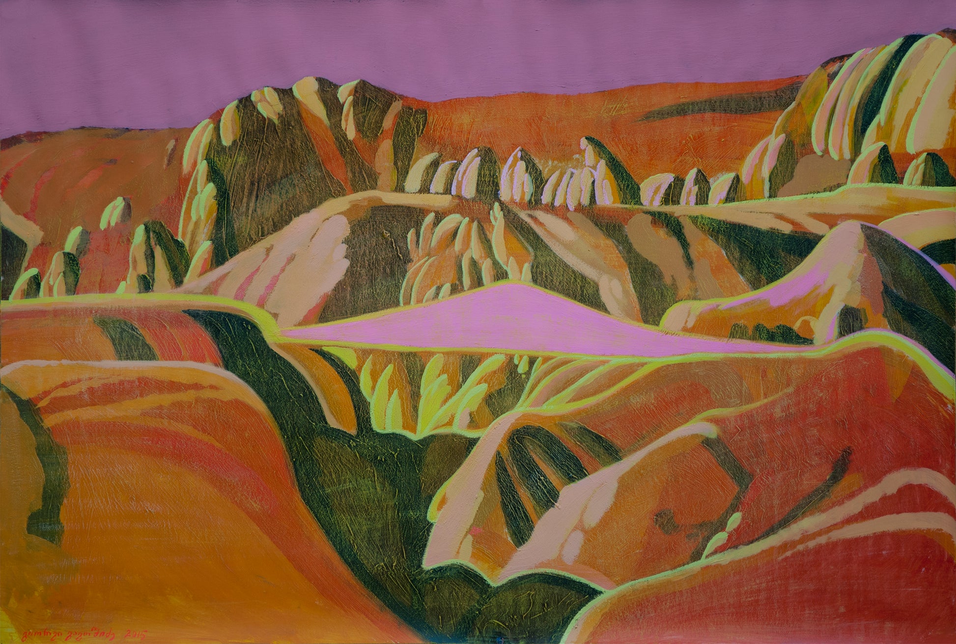 Mixed media on paper George Gagoshidze