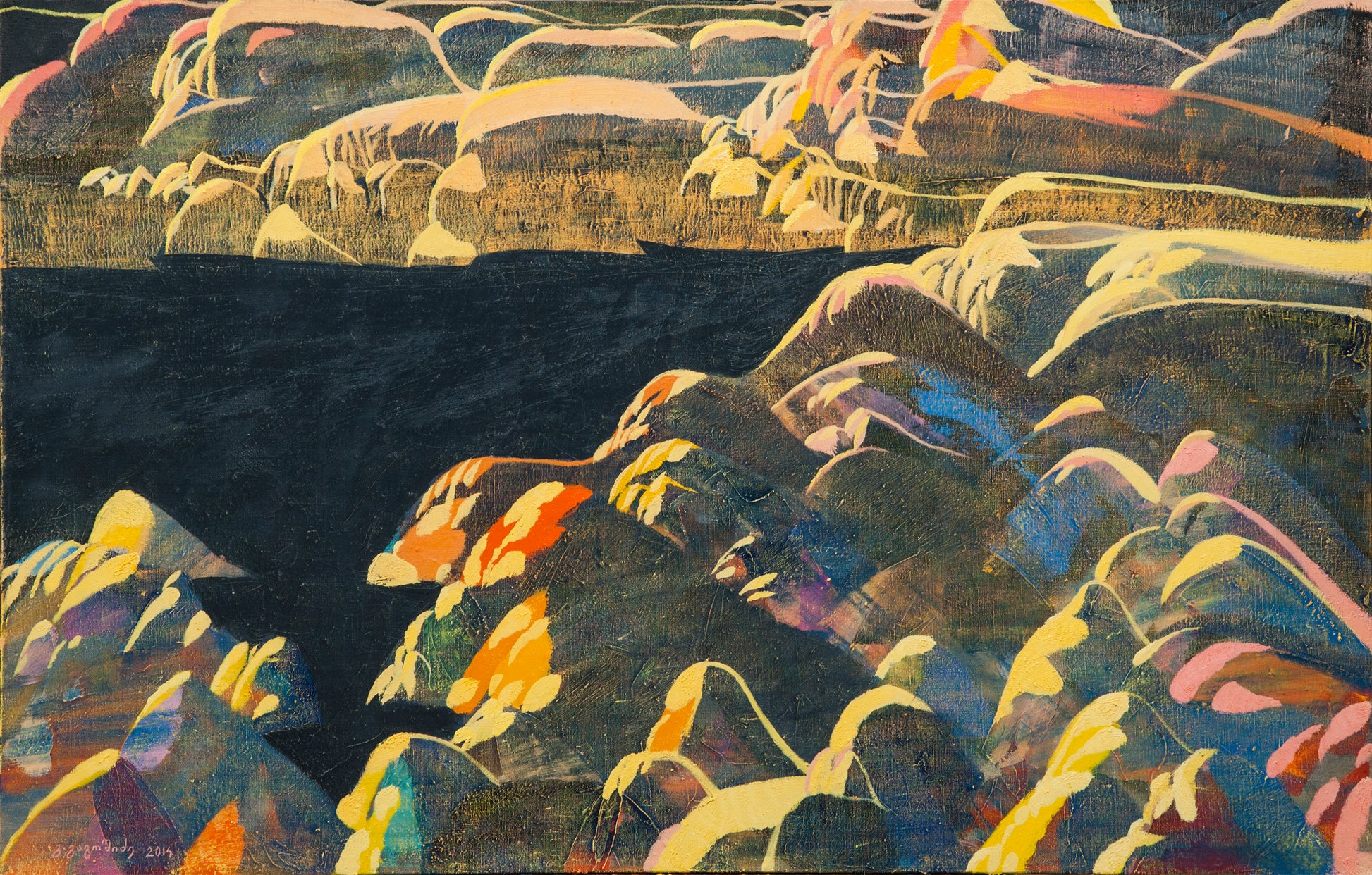 Oil on canvas George Gagoshidze