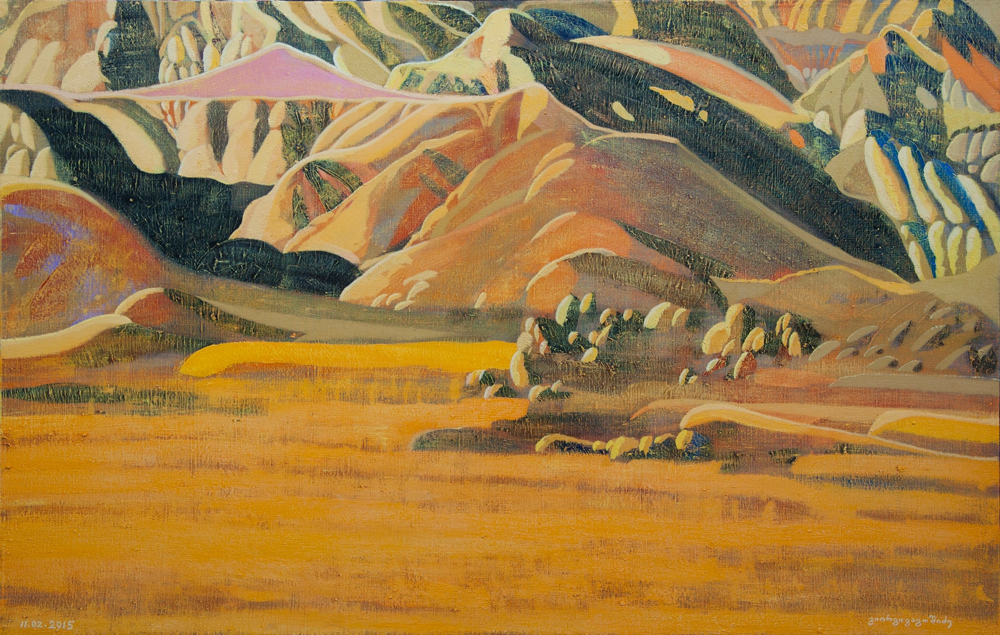 Oil on canvas George Gagoshidze