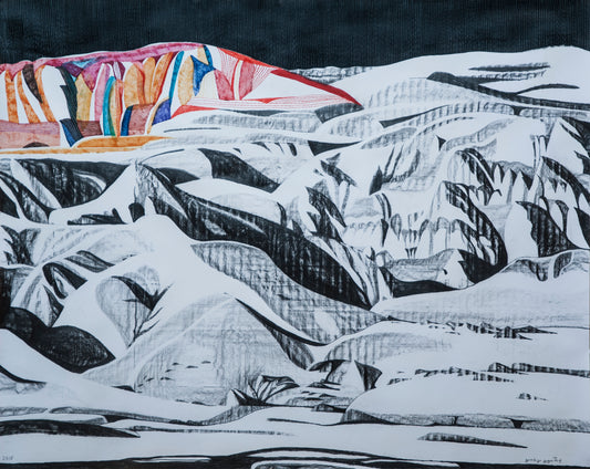 Pencil,Watercolour,Tempera on Paper George Gagoshidze
